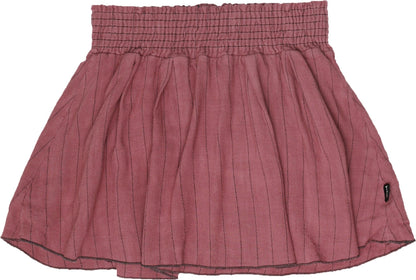 Smocked Pleated Skirt