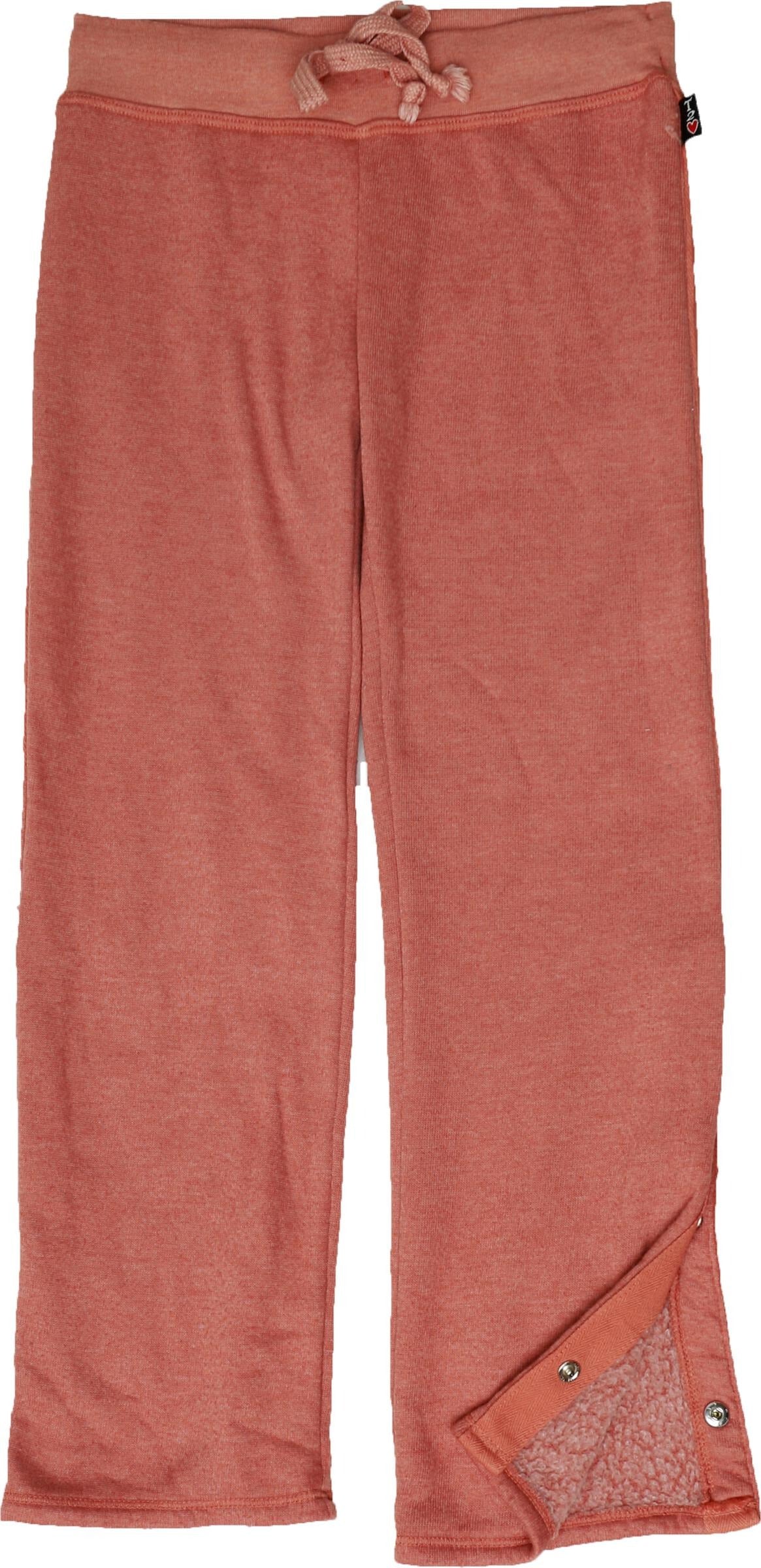 Wide-Legged Pants with Side Snap Buttons