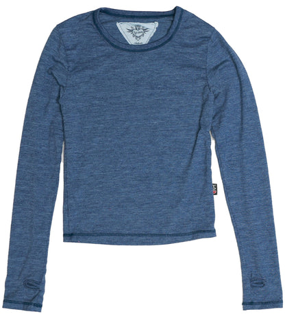 Heather Signature Long-Sleeved Shirt with Thumbholes