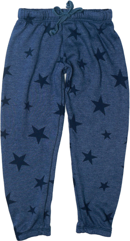 Athletic Pants (Charcoal Stars Pattern)
