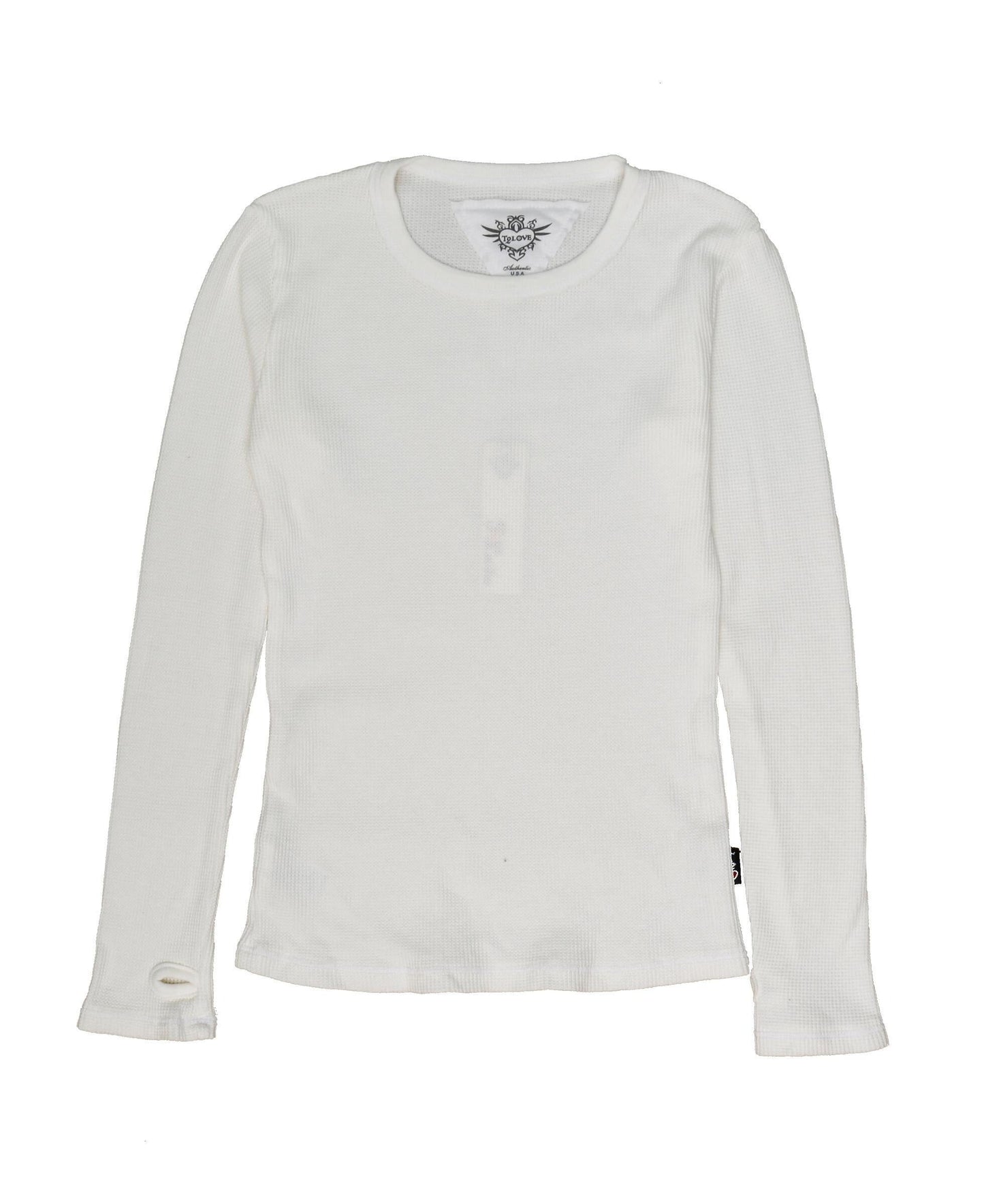 Classic Long-Sleeved Thermal Shirt with Thumbholes