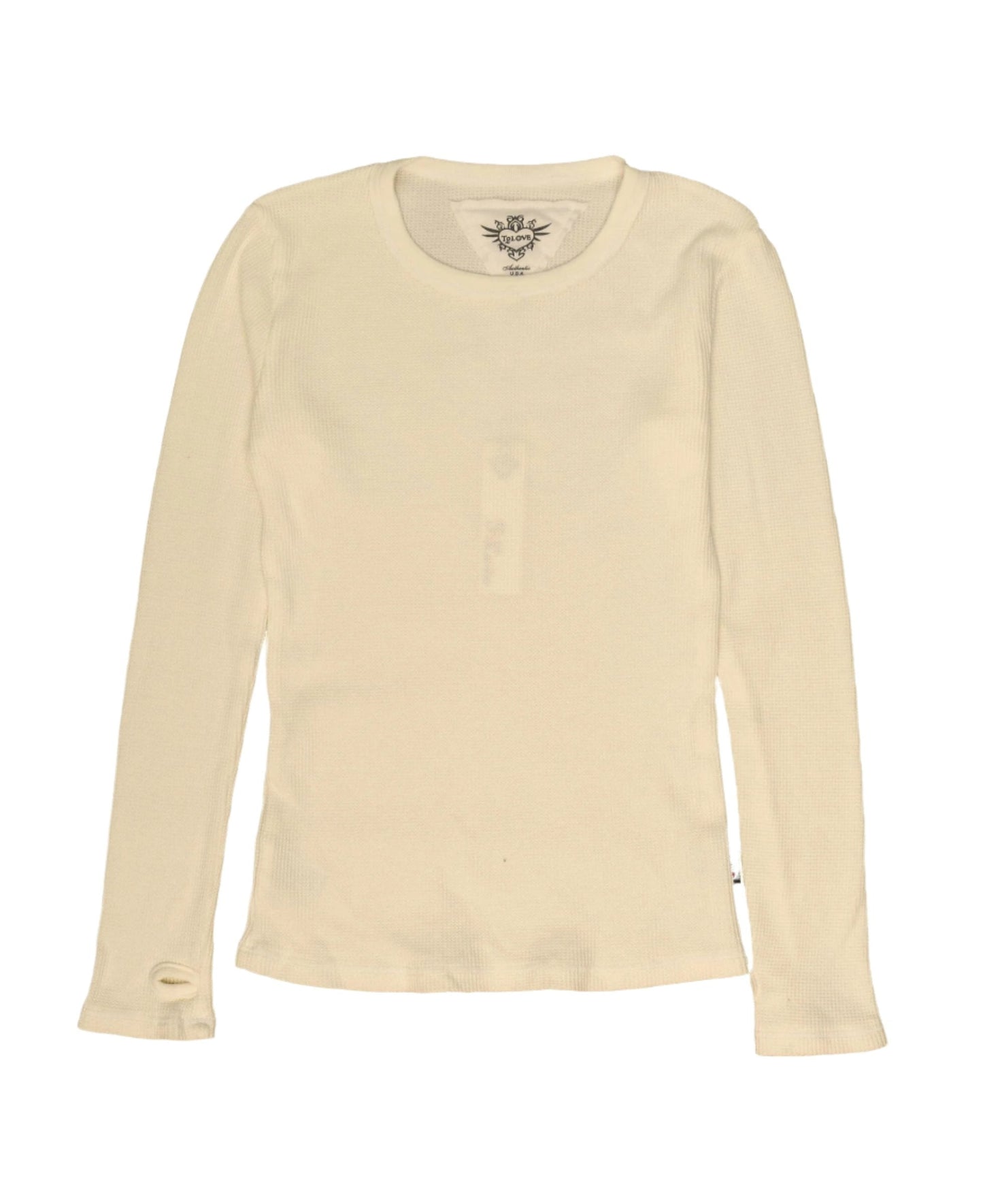 Classic Long-Sleeved Thermal Shirt with Thumbholes