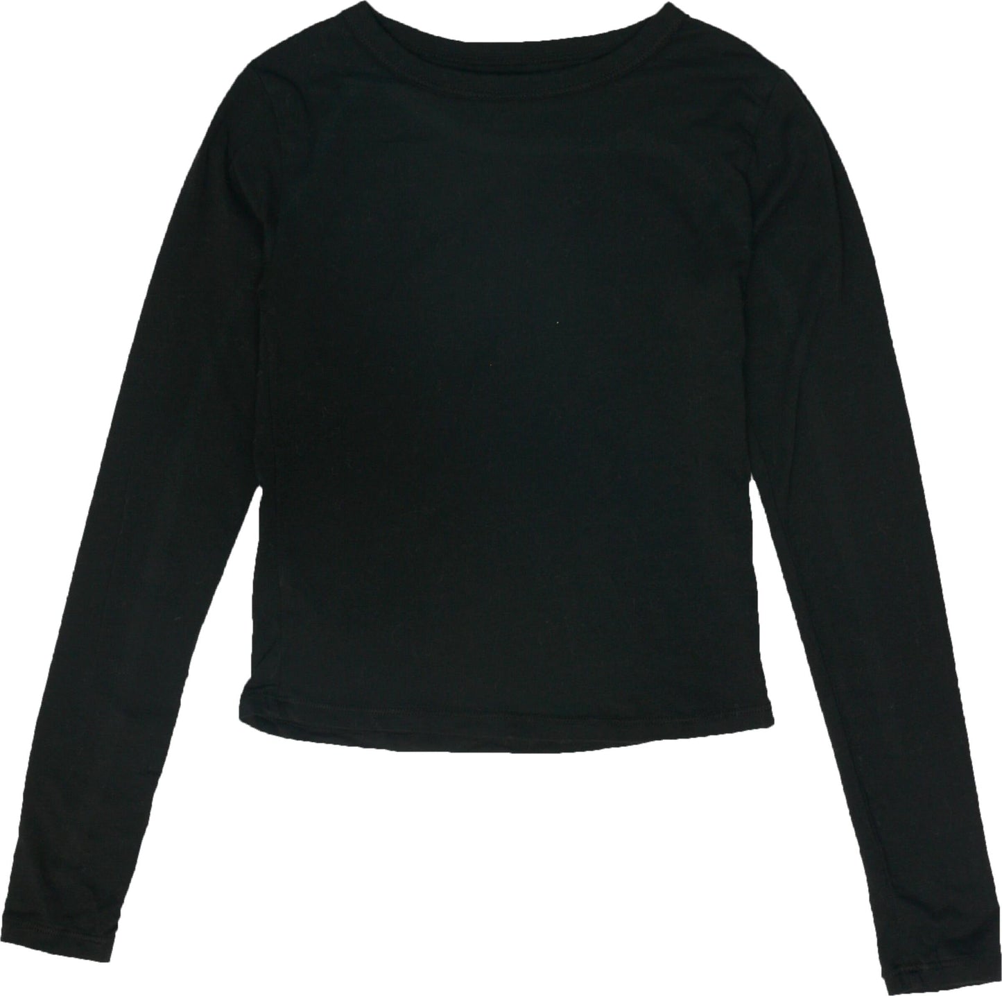 Ballet-Neck Long-Sleeved Shirt