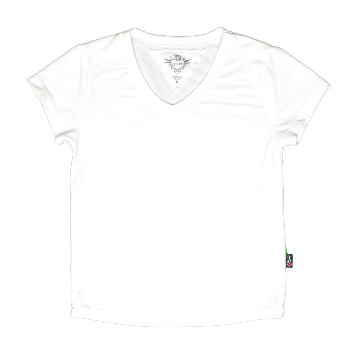 Heather Signature Cap Sleeve V-Neck Tee