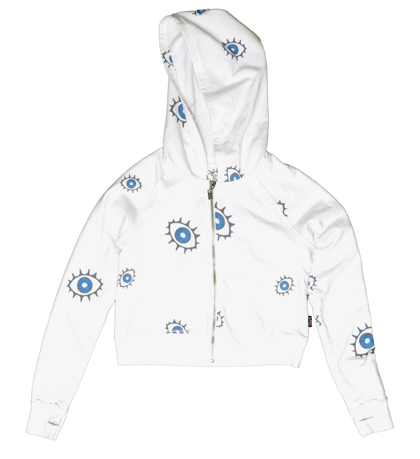 Signature Hooded Jacket with Thumbholes (Evil Eye Pattern)