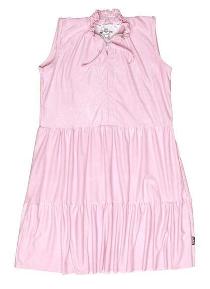 Sleeveless Tiered Dress (Microsuede)