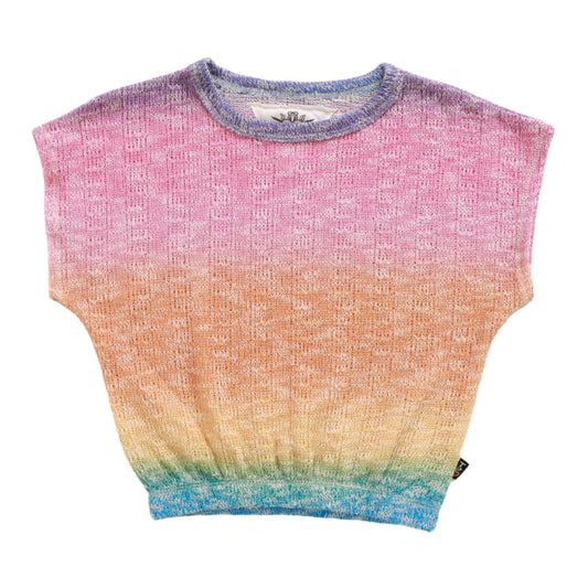 Sleeveless Crochet Top (Multi-Colored Ombre)