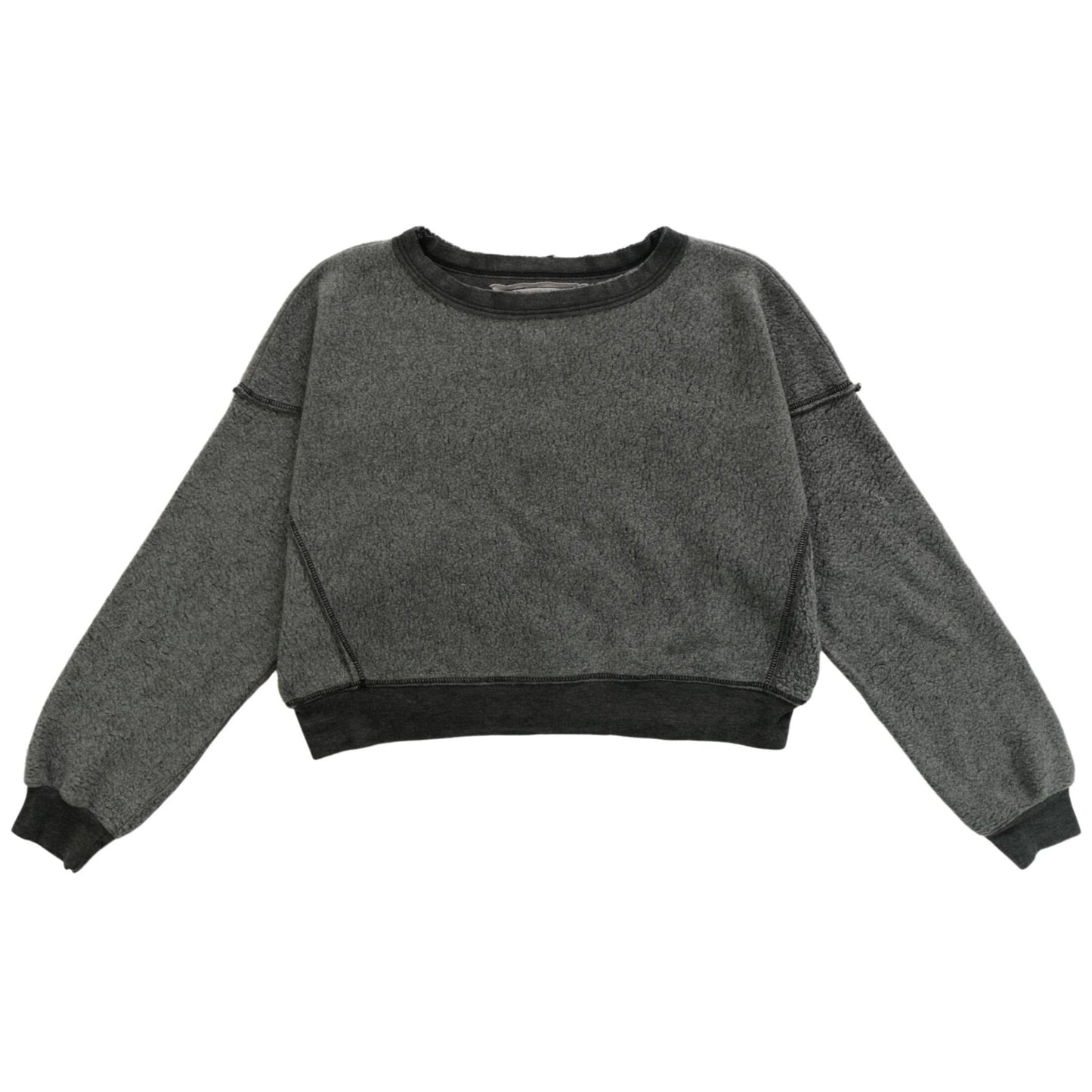 Dolman Sweater Top (Reversed Fabric)