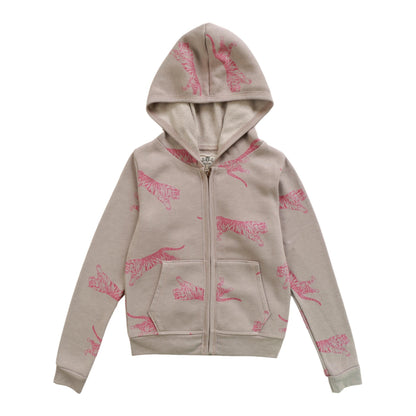 Hooded Jacket (Tiger Pattern)