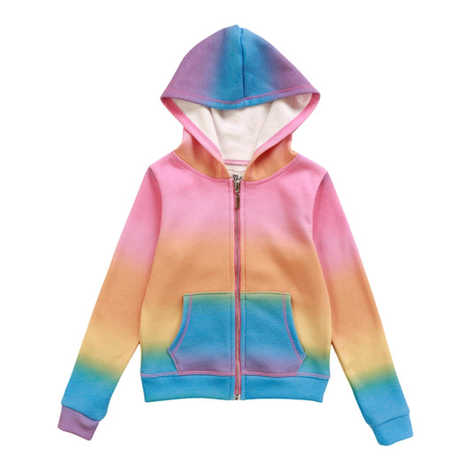 Hooded Jacket (Multi-Colored Ombre)