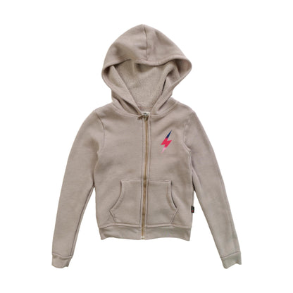 Hooded Jacket (Mini Ombre Bolt Print)