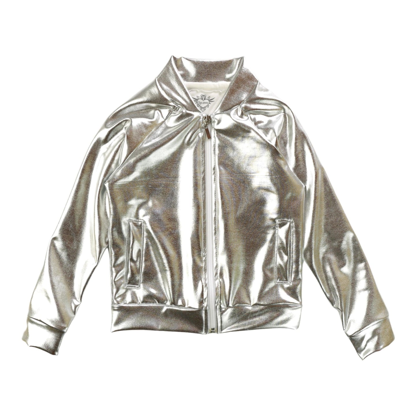 Metallic Bomber Jacket