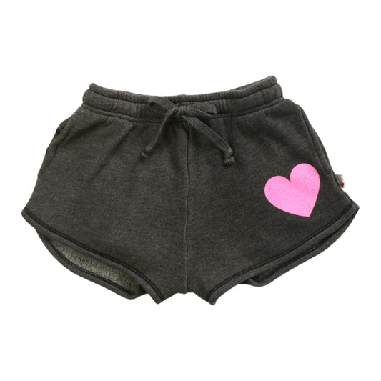 Athletic Shorts (Mini Pink Heart Print)