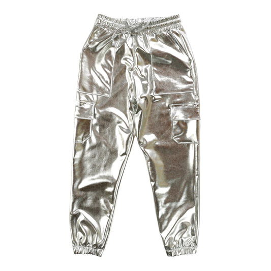 Metallic Cargo Pants