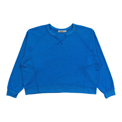 Heather Slit Neck Sweater