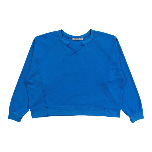 Heather Slit Neck Sweater