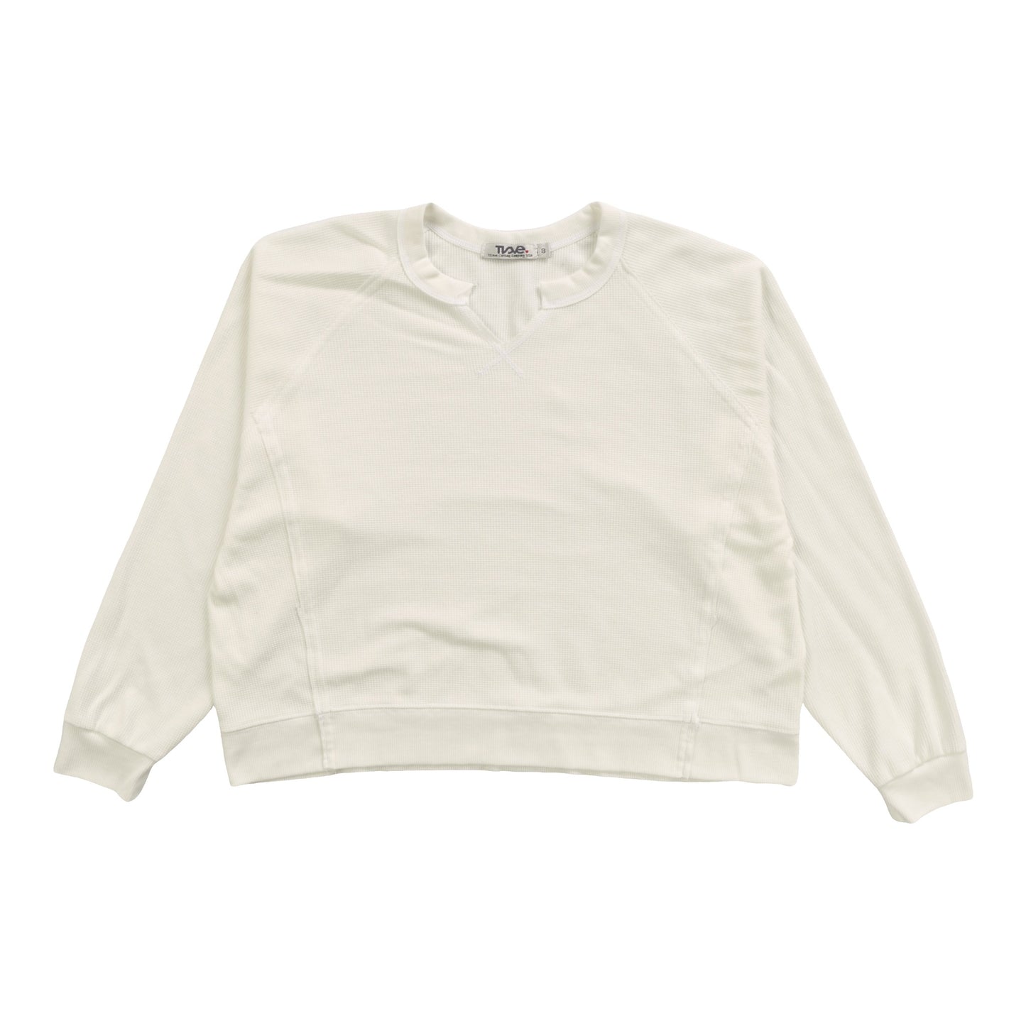 Heather Slit Neck Sweater