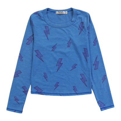 Heather Signature Long-Sleeved Shirt (Pink Bolt Pattern)