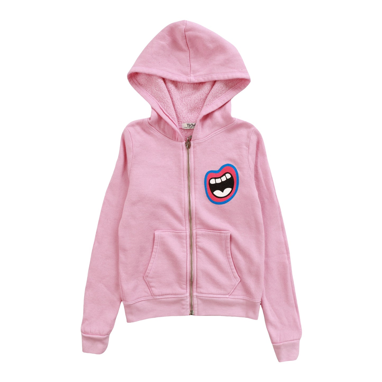 Heather Hooded Jacket (Lips Print)