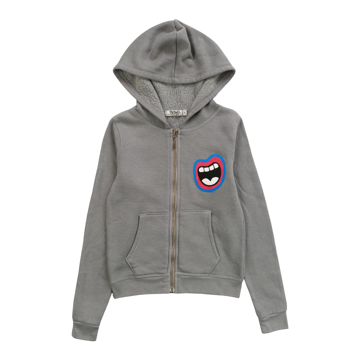 Heather Hooded Jacket (Lips Print)