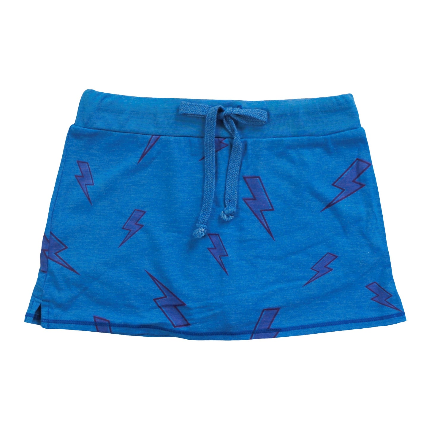 Heather Mini Skirt Shorts (Pink Bolt Pattern)