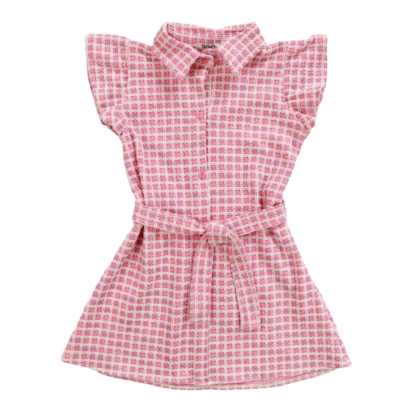 Collared Button-Front Dress