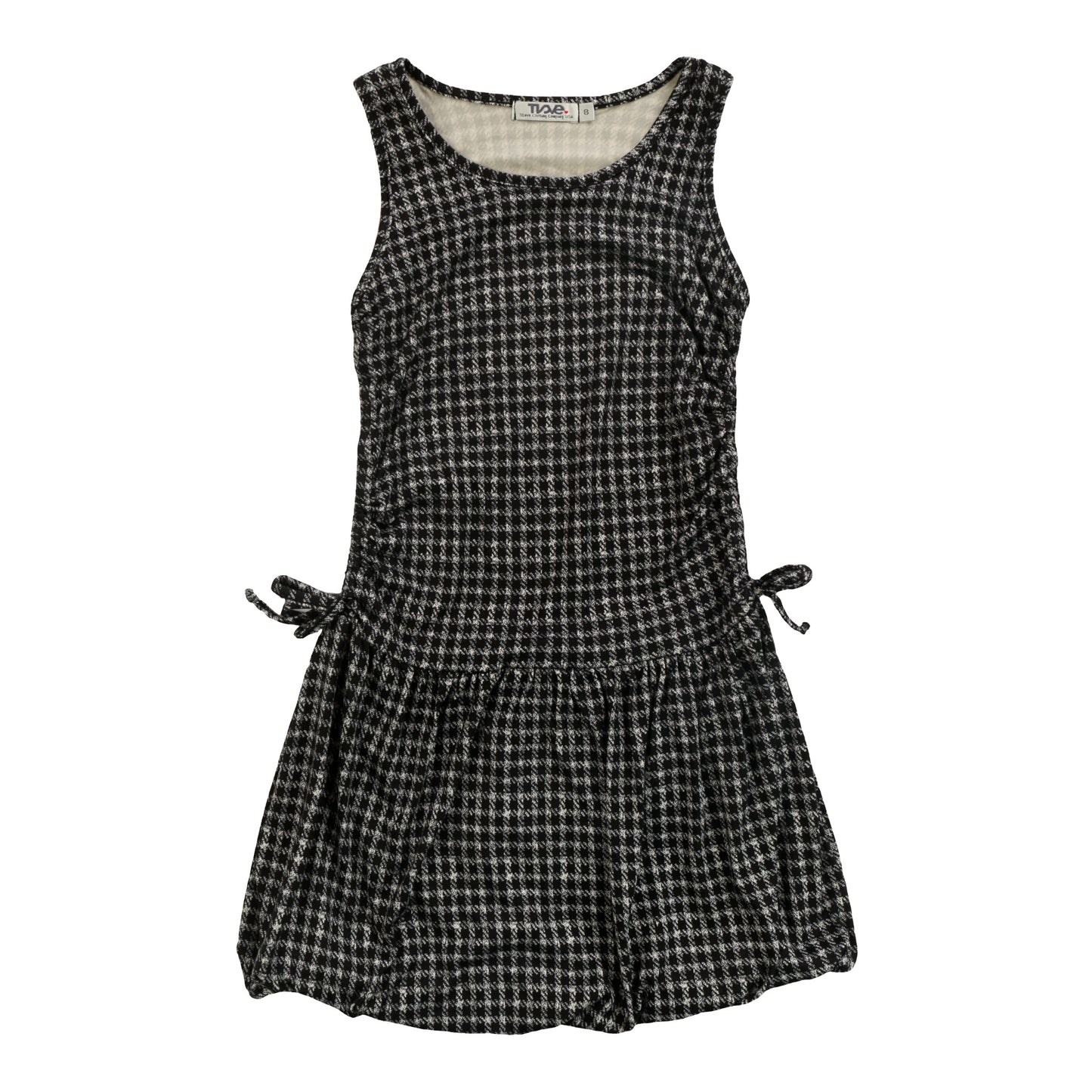 Balloon Tank Dress (Houndstooth Pattern)