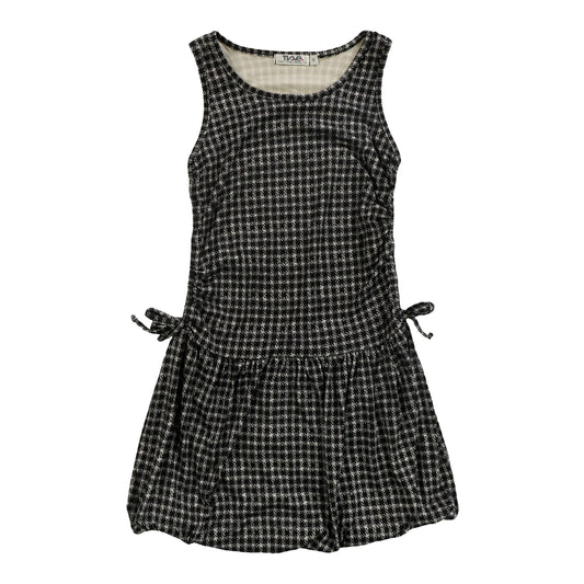 Balloon Tank Dress (Houndstooth Pattern)