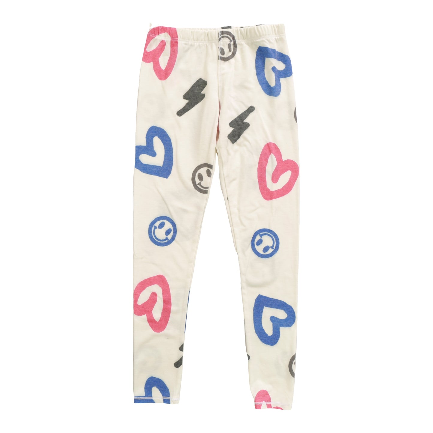 Heather Leggings (Heart, Happy Face, Bolt Pattern)
