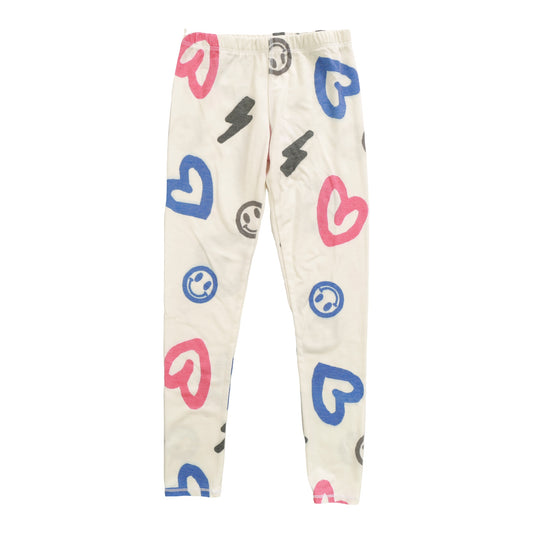Heather Leggings (Heart, Happy Face, Bolt Pattern)