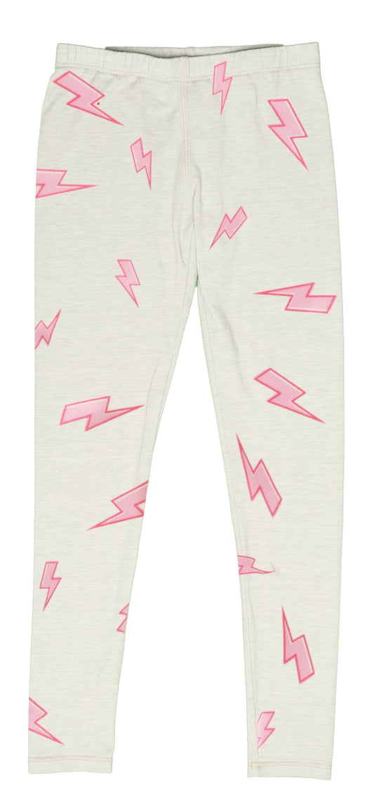Heather Leggings (Pink Bolt Pattern)