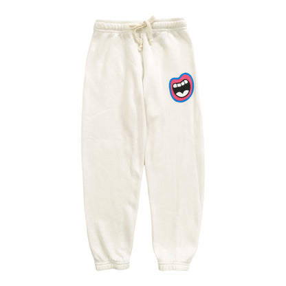 Heather Athletic Pants (Lips Print)