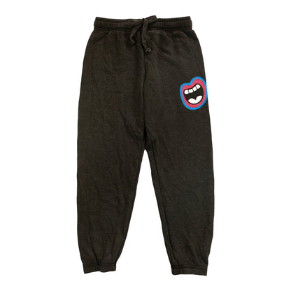 Heather Athletic Pants (Lips Print)