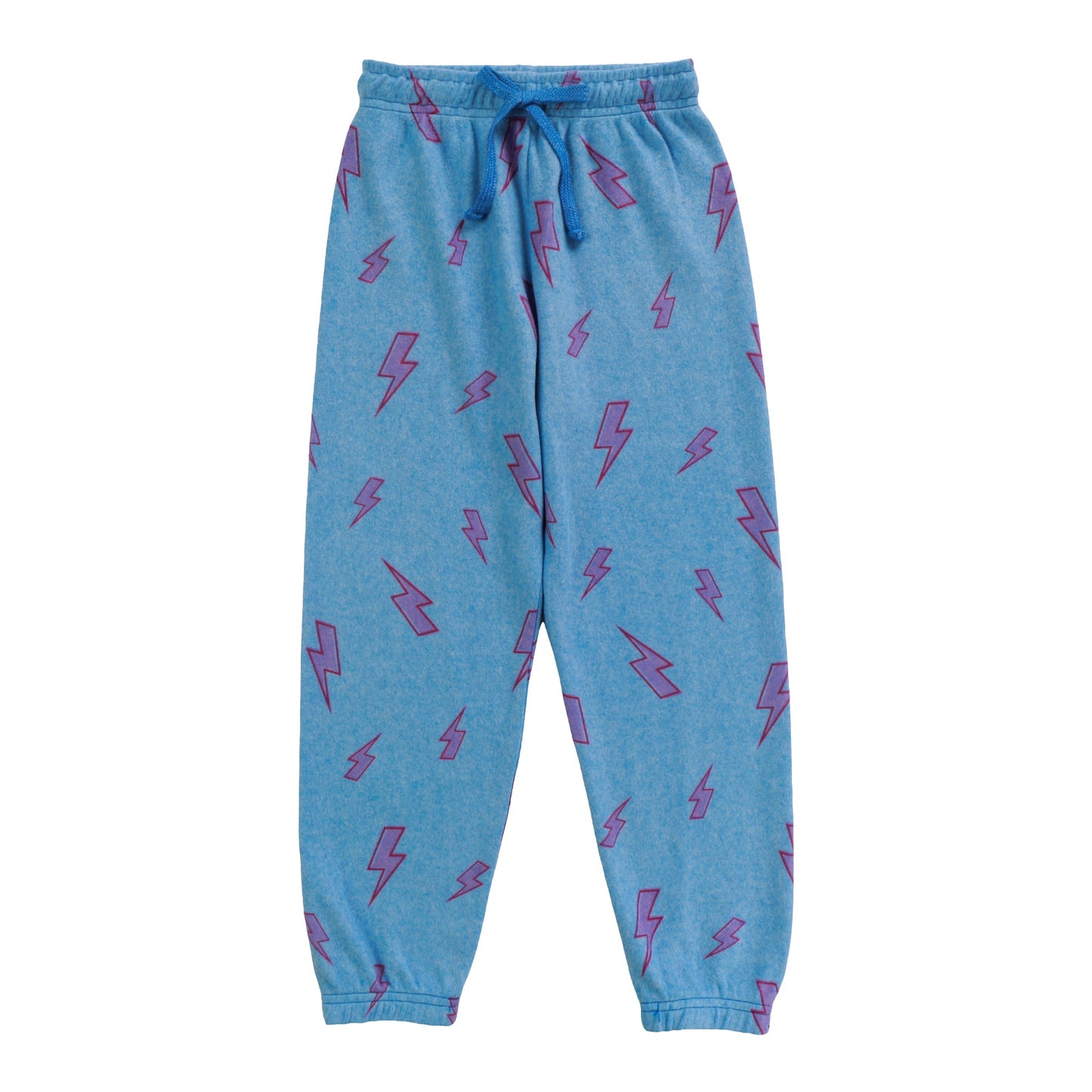 Athletic Pants (Reversed-Fabric Pink Bolt Pattern)