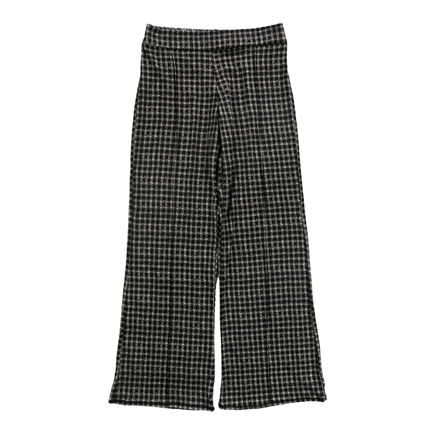 Front-Seam Pants (Houndstooth Pattern)
