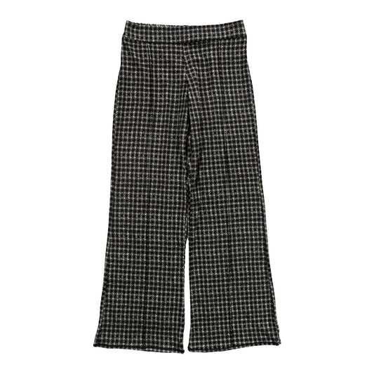 Front-Seam Pants (Houndstooth Pattern)