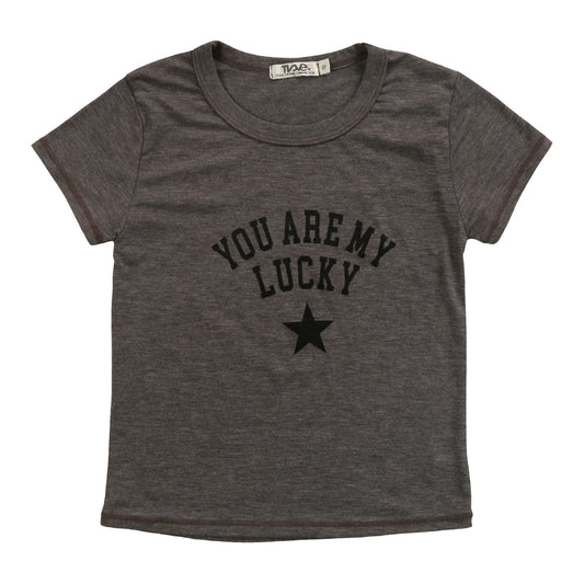 Heather Signature Cap Sleeve Tee (Lucky Star Print)