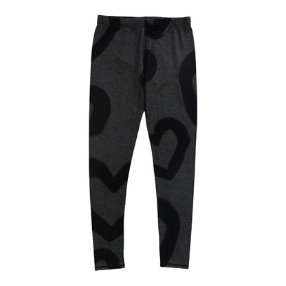 Leggings (Large Heart Outlines Pattern)