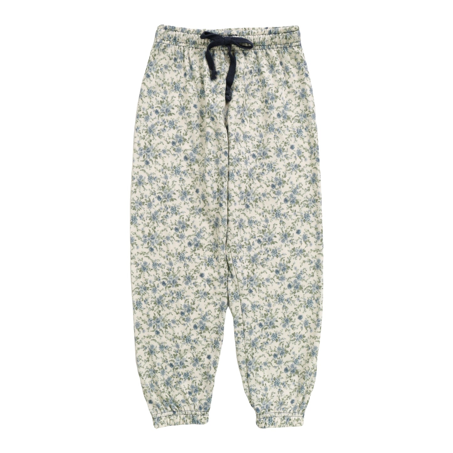 Heather Athletic Pants (Petite Blue Florals Pattern)