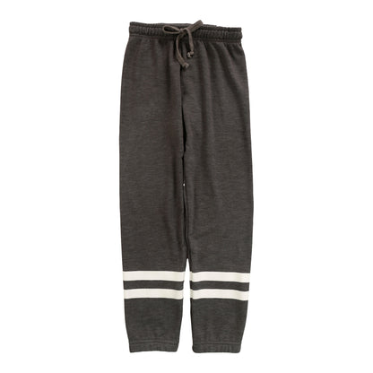 Heather Sweatpants (Two White Stripes)