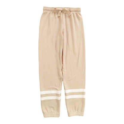 Heather Sweatpants (Two White Stripes)