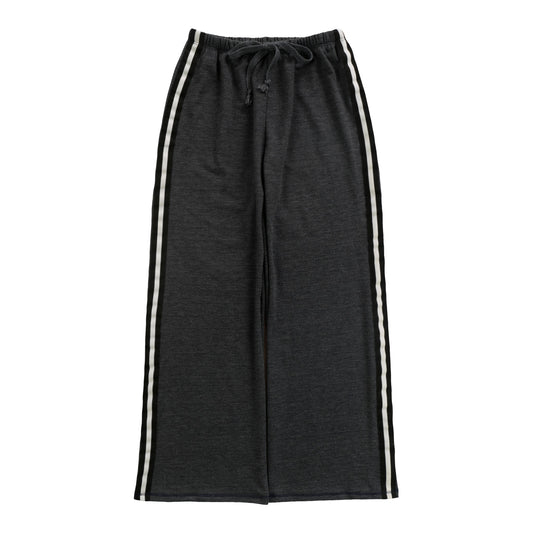 Wide Pants with Sport Stripe