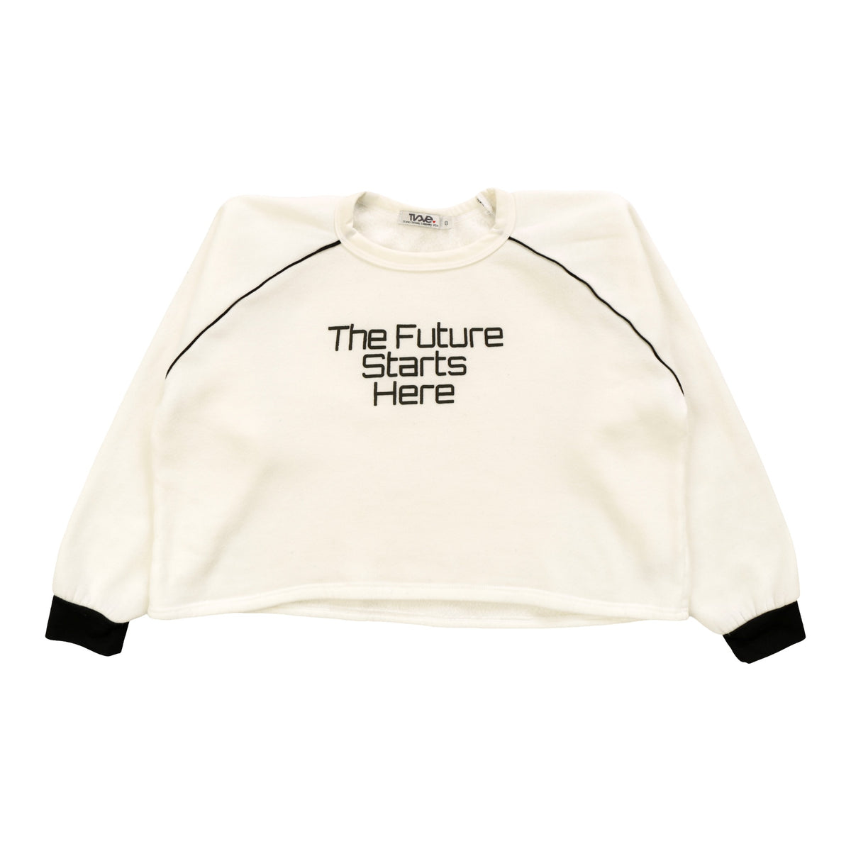 Raglan Long-Sleeve with Piping ("The Future Stars Here")