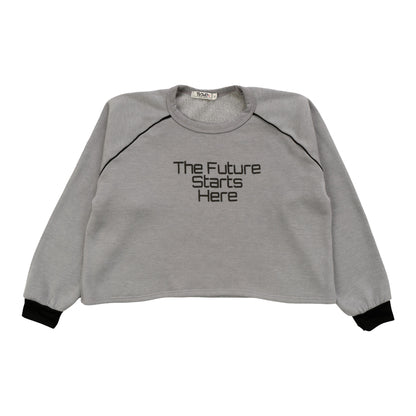 Raglan Long-Sleeve with Piping ("The Future Stars Here")