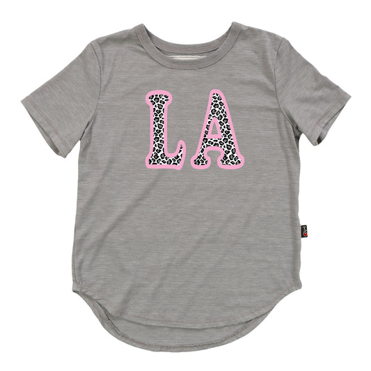 Round-Bottom Tee (LA Leopard Print)