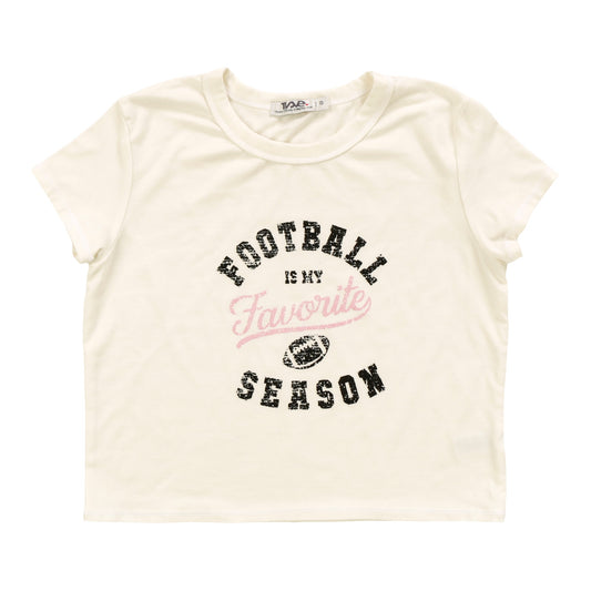 Boxy Top ("FOOTBALL IS MY FAVORITE SEASON")