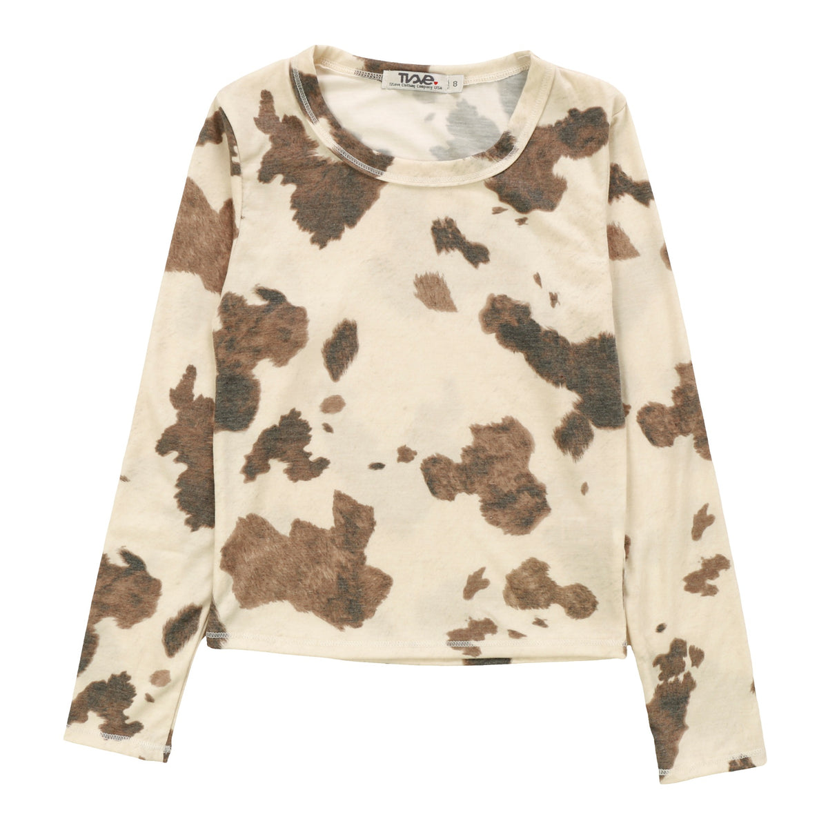 Signature Long-Sleeved Shirt (Cow Pattern)