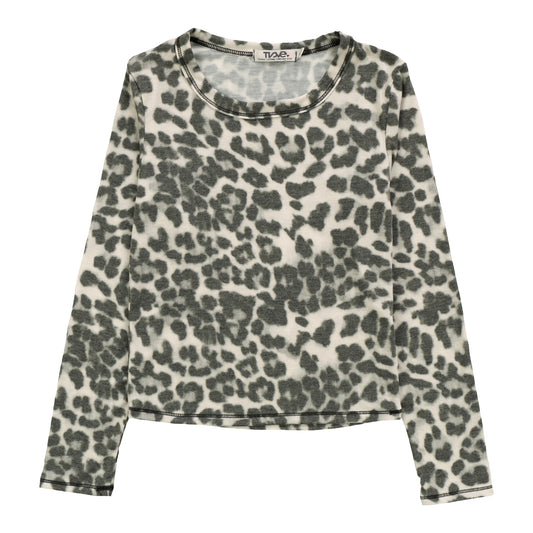 Signature Long-Sleeved Shirt (Leopard Pattern)