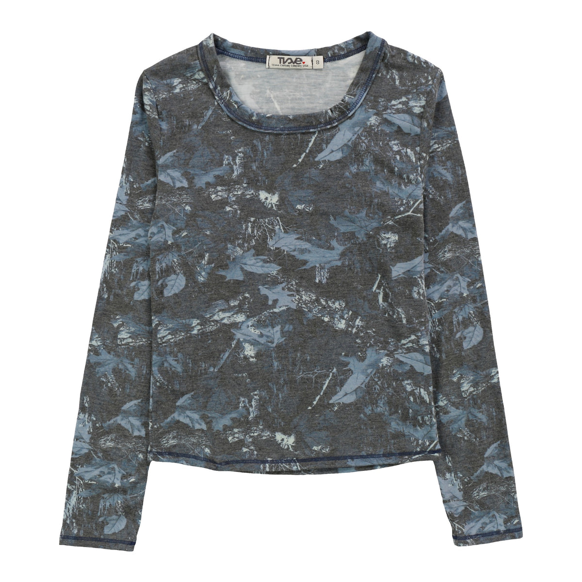 Signature Long-Sleeved Shirt (Navy Forest Pattern)
