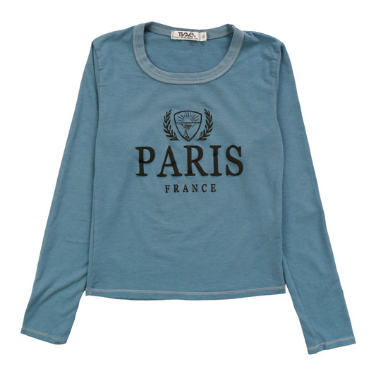 Signature Long-Sleeved Shirt ("PARIS FRANCE")